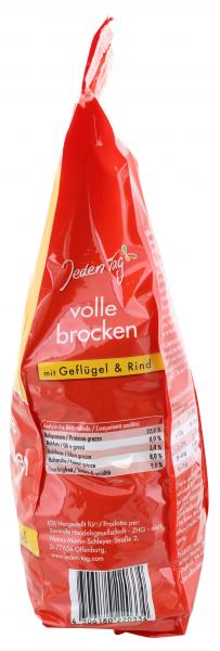 Jeden Tag Volle Brocken mit Geflügel & Rind