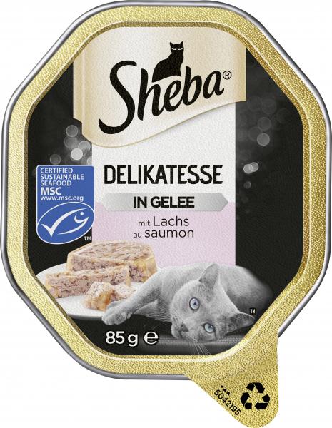 Sheba Delikatesse in Gelee mit Lachs