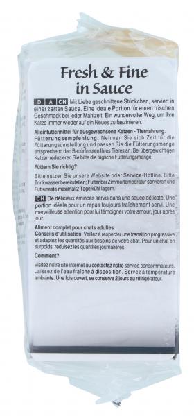 Sheba Fresh & Fine Herzhafte Komposition mit Huhn, Rind & Ente