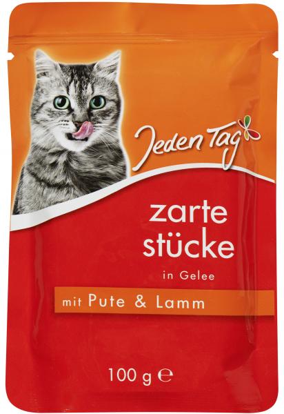Jeden Tag Zarte Stücke in Gelee mit Pute & Lamm