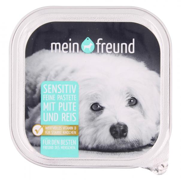 Mein Freund Hund Feine Pastete sensitiv Pute