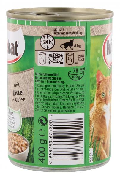 Kitekat mit Ente in Gelee