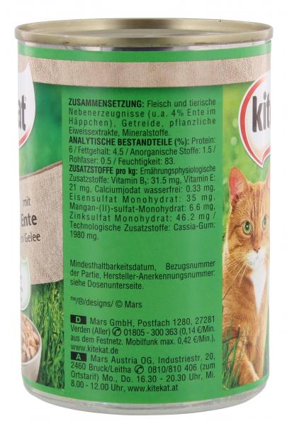 Kitekat mit Ente in Gelee