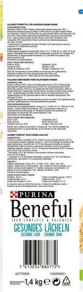 Beneful Gesundes Lächeln mit Rind, Gartengemüse und Vitaminen