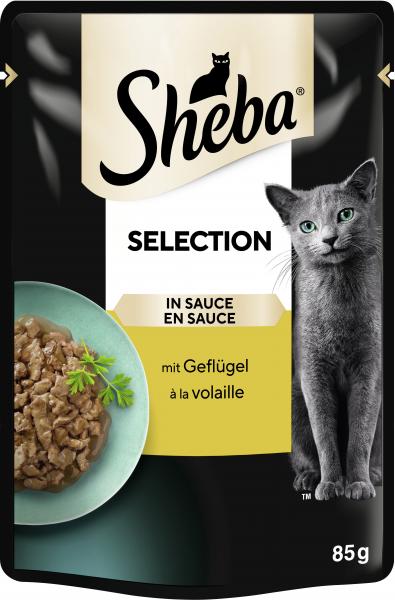 Sheba Selection in Sauce mit Geflügel