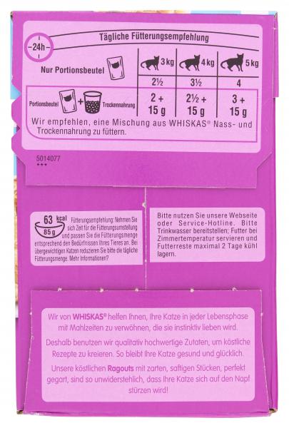 Whiskas Ragout in Gelee Fisch Auswahl