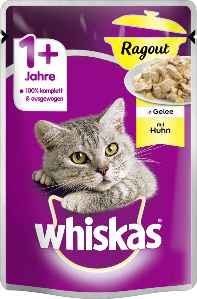 Whiskas 1+ Ragout in Gelee mit Huhn