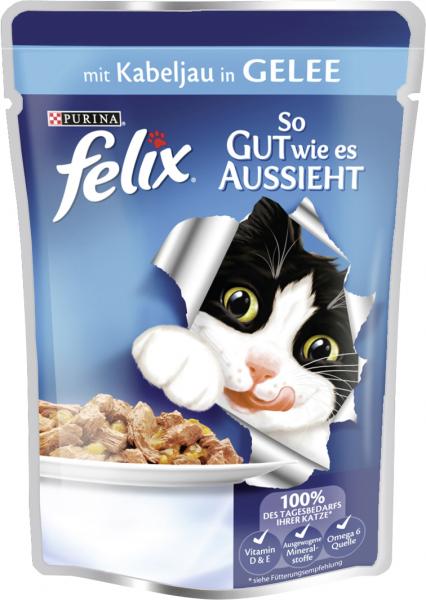 Felix So gut wie es aussieht mit Kabeljau in Gelee