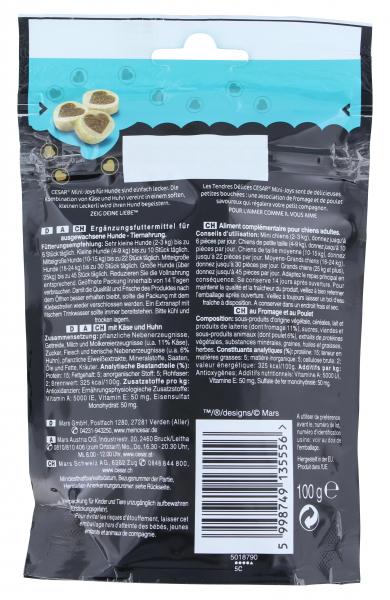 Cesar Mini-Joys mit Käse und Huhn