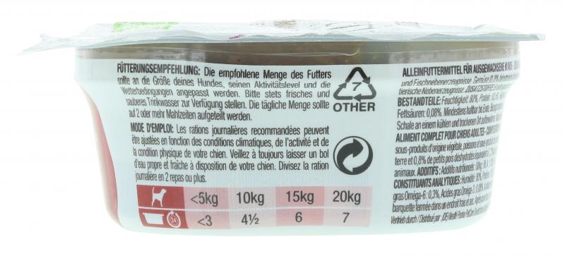 Beneful Schlemmermenü Rind, Kartoffeln und Erbsen