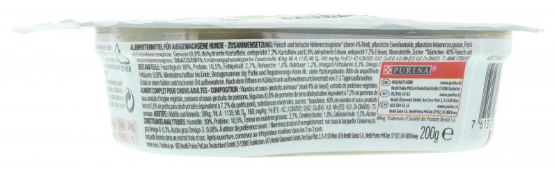 Beneful Schlemmermenü Rind, Kartoffeln und Erbsen