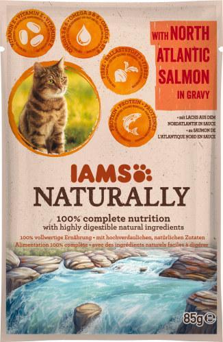 Iams Naturally Cat Lachs in Sauce