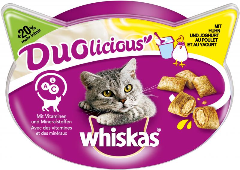 Whiskas Duolicious Snacks mit Huhn & Joghurt