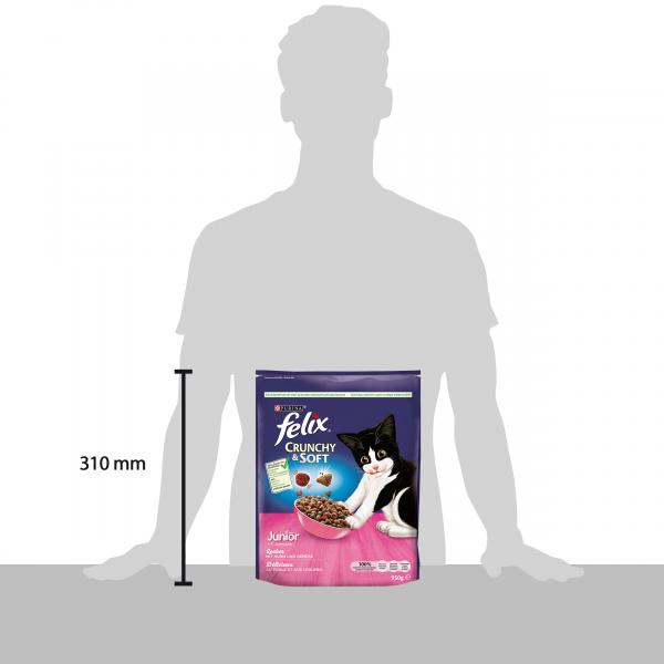 Felix Crunchy & Soft Junior mit Huhn und Gemüsenote