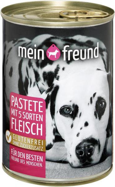 Mein Freund Hund Pastete 5 Sorten Fleisch