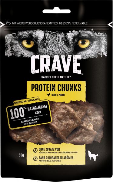 Crave Hund Protein Chunks mit Huhn