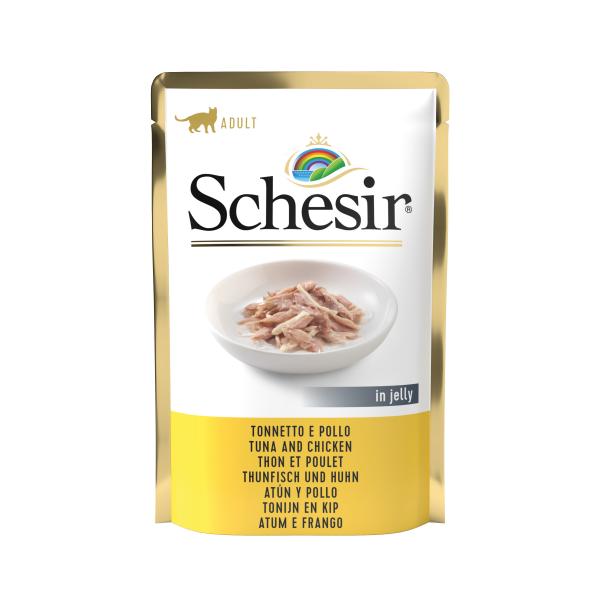 Schesir Cat Thunfisch & Huhn in Gelee