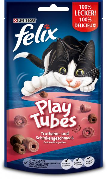 Felix Play Tubes Truthahn- und Schinkengeschmack