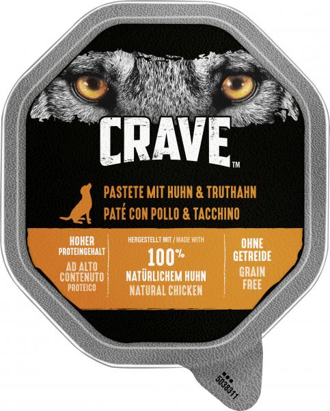 Crave Hund Adult Pastete Huhn & Truthahn