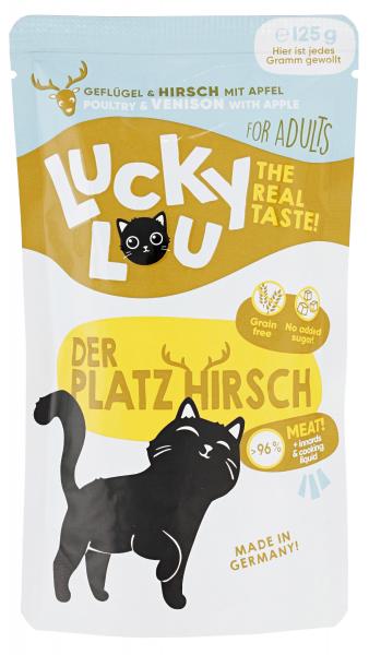 Lucky Lou Der Platzhirsch Geflügel & Hirsch mit Apfel