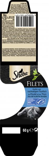 Sheba Filets Huhn mit nachhaltigem Thunfisch MSC
