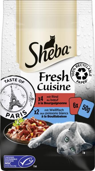 Sheba Fresh Cuisine mit Rind und mit Weißfisch