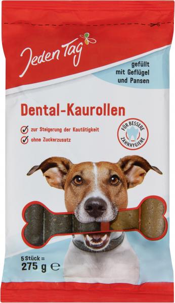Jeden Tag Hund Dental-Kaurollen