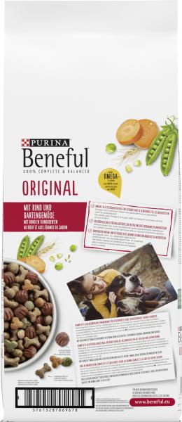 Purina Beneful Original mit Rind und Gartengemüse