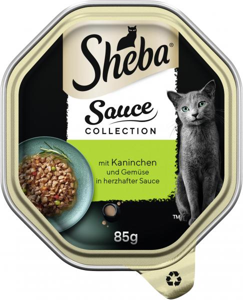 Sheba Sauce Collection mit Kaninchen und Gemüse in herzhafter Sauce