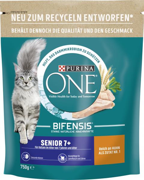 Purina One Bifensis Senior 7+ Reich an Huhn und Vollkorn-Getreide