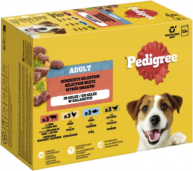 Pedigree Adult Gemischte Selektion in Gelee