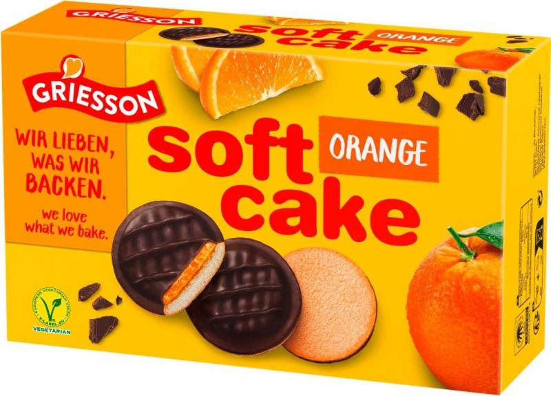 Griesson Soft Cake Orange zartbitter