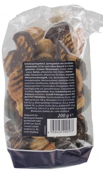 Küstengold Schoko Spritzgebäck