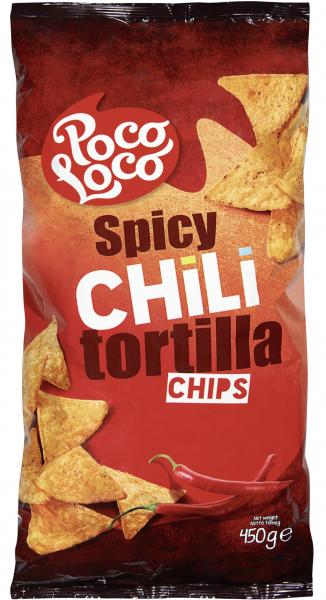 Poco Loco Spicy Chili Tortilla Chips