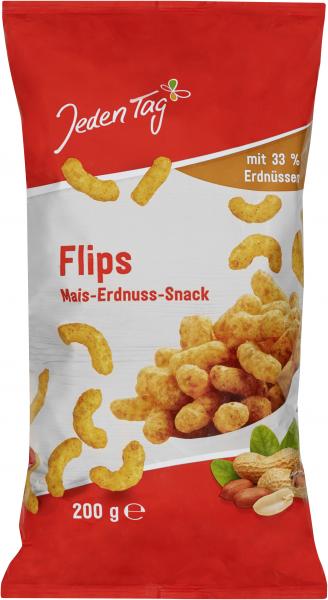 Jeden Tag Flips Mais-Erdnuss-Snack