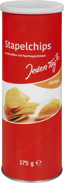 Jeden Tag Stapelchips Paprika