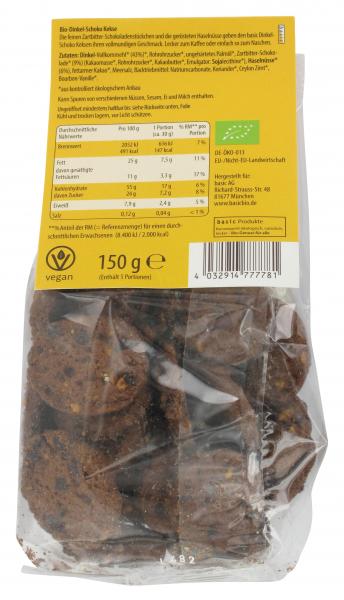 Basic Dinkel-Schoko-Kekse Bioland
