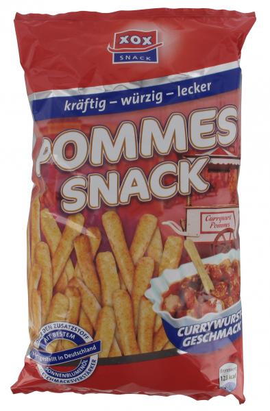 Xox Pommes Snack Currywurst