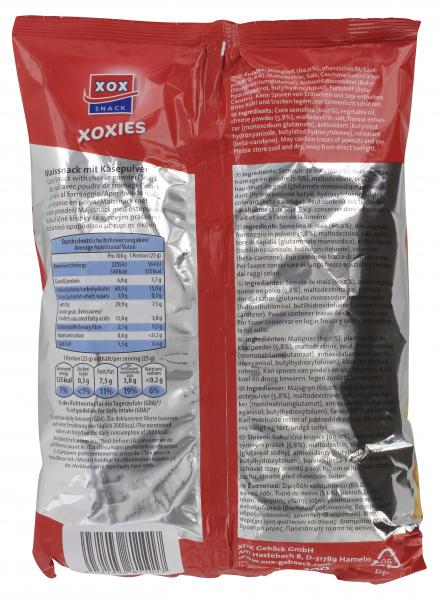 Xox Snack XOXIES Käse-Mix