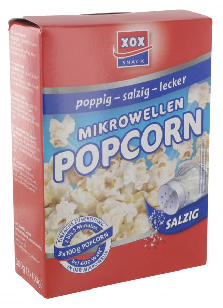 Xox Mikrowellen Popcorn salzig