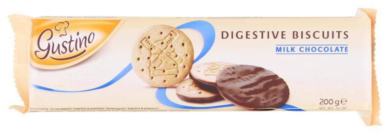 Gustino Digestive Biscuits Milchschokolade