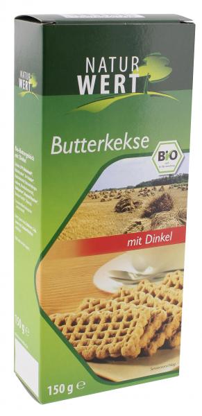 NaturWert Bio Butterkekse mit Dinkel