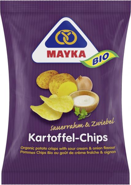 Mayka Bio Kartoffelchips Sauerrahm & Zwiebel