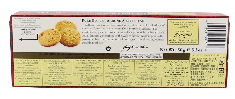 Walkers Almond Shortbread