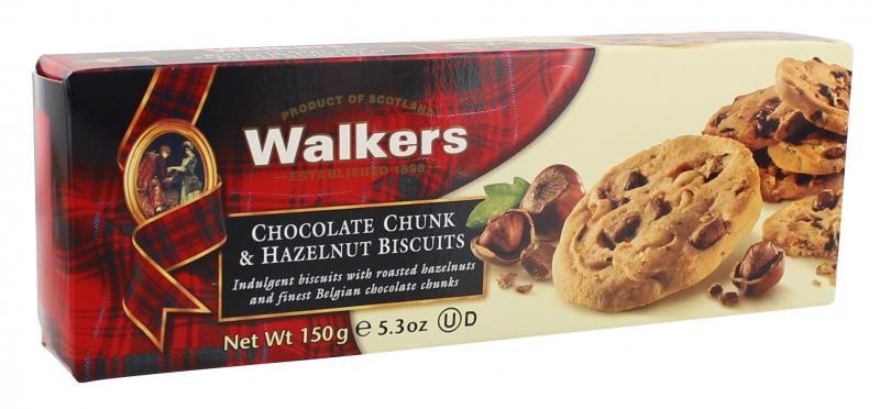Walkers Chocolate Chunk & Hazelnut Biscuits