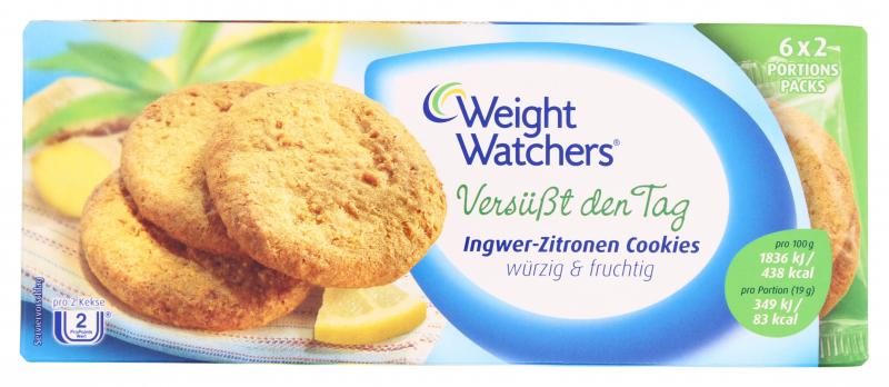 Weight Watchers Versüßt den Tag Ingwer-Zitronen Cookies