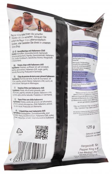 Pepper-King Habanero-Kartoffelchips