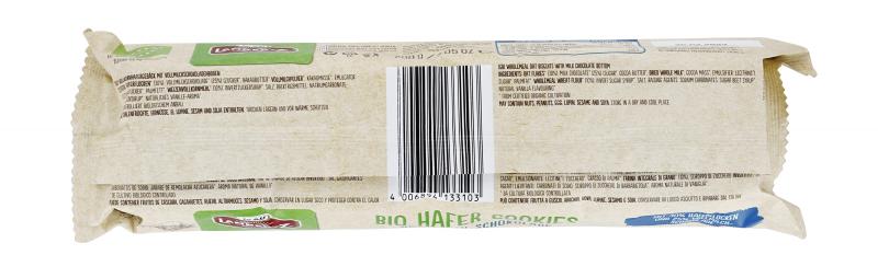 Lambertz Bio Hafer Cookies Vollmilchschokolade