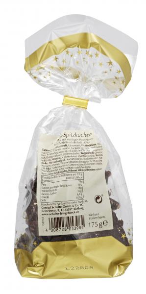 Schulte Feingebäck Nuss Spitzkuchen 