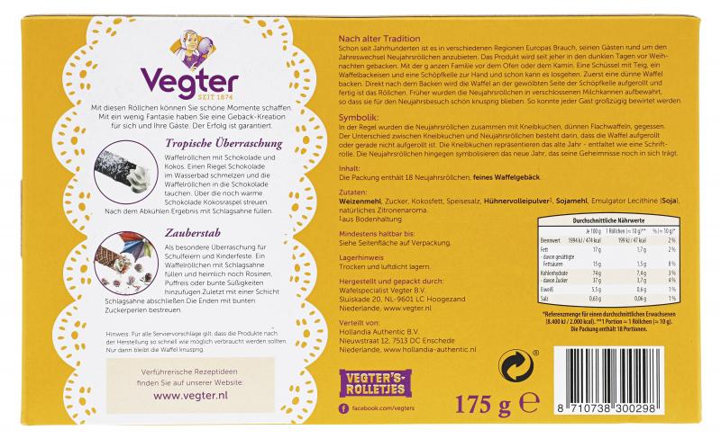 Vegter's Neujahrsröllchen 